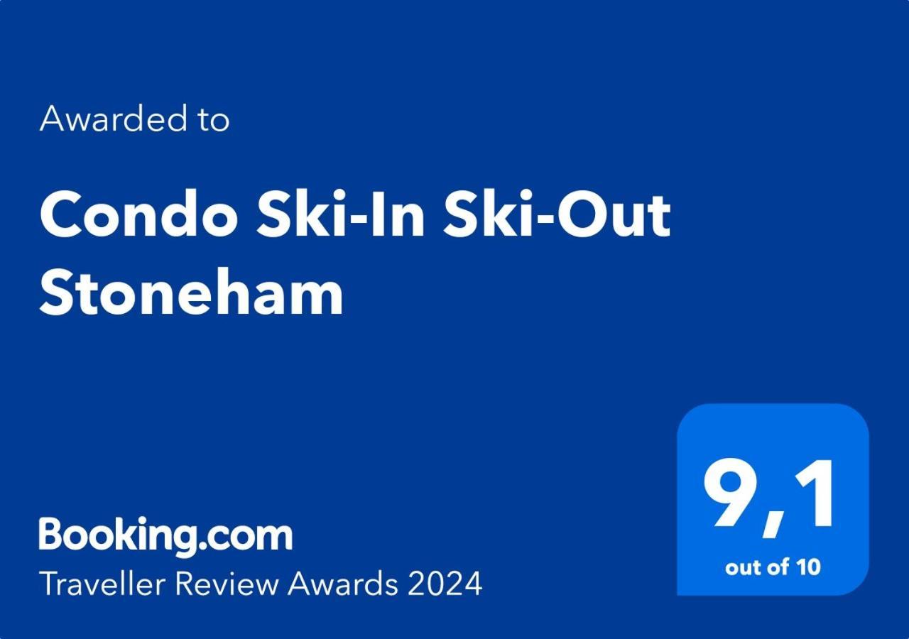 Condo Ski-In Ski-Out Stoneham Ngoại thất bức ảnh